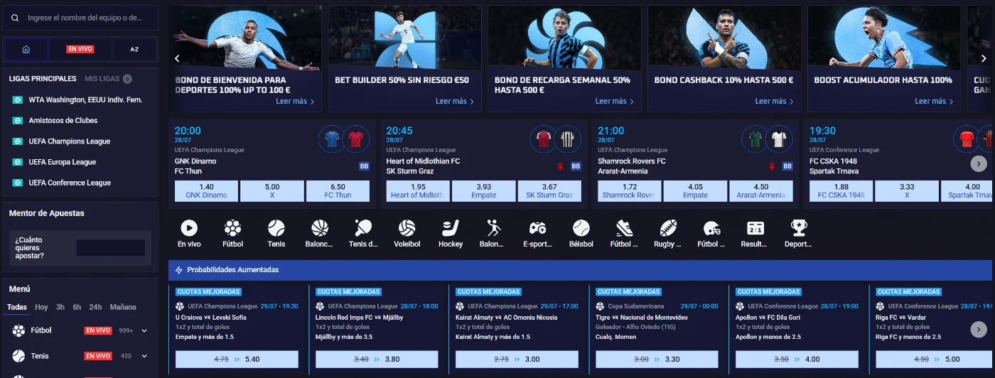 Sportaza casino plataforma de apuestas deportivas en vivo Sportaza casino apuestas deportivas con partidos, cuotas y mercados de fútbol en directo